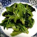 うえちゃん's cooksnap of when they made 菜の花・からし菜のからし醤油和え.