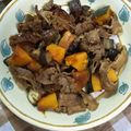クックM56ZCT☆'s cooksnap of when they made かぼちゃとなすと牛肉の甘辛煮.