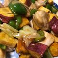 みんつ07's cooksnap of when they made さつまいもと鶏肉甘酢炒め.
