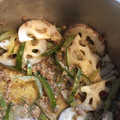 サクサクみかん's cooksnap of when they made 豚ひき肉と蓮根のきんぴら.