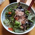 ソラオンマ's cooksnap of when they made 高校生の時食べたガストのサラダうどん♫.