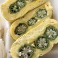 Yokchina's cooksnap of when they made 普通に飽きたら☆オクラチーズ和風卵焼き.