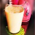 chamamaz's cooksnap of when they made 柿とバナナの豆乳スムージー.