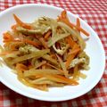 しーも♪'s cooksnap of when they made 簡単！大根と人参と油揚げのきんぴら.