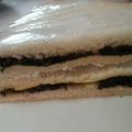 CoffeeCoco's cooksnap of when they made 大葉の香りが爽やかなチーズ昆布サンド.