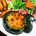 あや☆all's cooksnap of when they made おかずになる！カボチャグラタン.