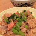 ネコムラさん's cooksnap of when they made 土鍋で作ろう！塩鮭と里芋の炊き込みご飯。.