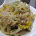 紅葉ｙ's cooksnap of when they made 時間がない時の１品に☆レンコンと豚肉炒め.