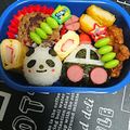 ☆ａｙｕ☆'s cooksnap of when they made 簡単キャラ弁☆パンダさん.