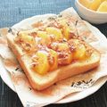 ぽむぽむまりん's cooksnap of when they made 柿と胡桃のスイーツトースト.
