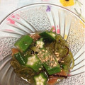ぽぽきゅ's cooksnap of when they made ＊オクラとめかぶのネバとろろ＊.