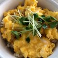 もきち☆'s cooksnap of when they made 簡単ランチや夜食に★トロっと半熟たまご丼.