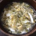 ポメちょん's cooksnap of when they made とろとろ♡豆腐＆玉子の鶏ガラスープ♡.