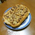 cheriomuu's cooksnap of when they made 宮城名物☆くるみゆべしトースト.