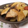 しじみごはん's cooksnap of when they made ブリと大根の梅照り煮.