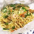 mocha03's cooksnap of when they made 簡単☆海鮮ペーパー焼きそば.