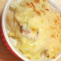 キョク's cooksnap of when they made マカロニグラタン.