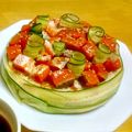 cookline's cooksnap of when they made サーモンちらしケーキ寿司.