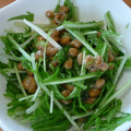 みにまめ's cooksnap of when they made 美味い！ハマる！ほうれん草の納豆和え.