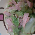咲希ｍａｍａ's cooksnap of when they made レタスハム炒め.