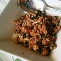 たった。's cooksnap of when they made 朝食に!！梅しそ鶏そぼろ☆.