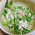 まぁちゃん２'s cooksnap of when they made 空心菜の新芽とささみのナムル.