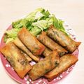 藍真ママ's cooksnap of when they made 小松菜たっぷり春巻き！.