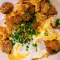 きゃおり☆'s cooksnap of when they made 残った唐揚げで、リメイク親子丼☆彡.。.