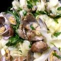 haru26's cooksnap of when they made アサリとキャベツの酒蒸し♪.