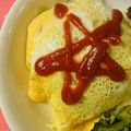 三段腹☆さん's cooksnap of when they made 簡単オムライス　チーズ入り.