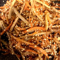 ﾃｨｵｯﾝ's cooksnap of when they made 祝話題♡ 簡単我が家のきんぴらごぼう.