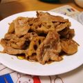 ma04tsu's cooksnap of when they made れんこんと豚バラの甘辛炒め.