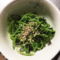 さきさ☆'s cooksnap of when they made ◆簡単副菜♡ごま香る豆苗の塩昆布和え◆.