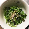 さきさ☆'s cooksnap of when they made ◆簡単副菜♡ごま香る豆苗の塩昆布和え◆.