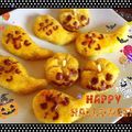 tomo3mama's cooksnap of when they made 簡単◎ハロウィンおばけスイートポテト♪.