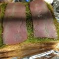 みぶ菜's cooksnap of when they made ジェノベーゼソースで本格食パンピザに！.