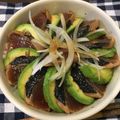 TomNekoCat's cooksnap of when they made 漬けかつおとスプラウトのヘルシー丼.