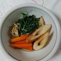 イチゴ、イチゴ。's cooksnap of when they made ニラと牛蒡天の煮物♪.