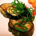 WisteriaJr's cooksnap of when they made 茄子のわさび照り焼き.