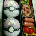 ＊chimrun＊'s cooksnap of when they made キャラ弁　ポケモン　マスターボール　.
