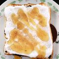 ＹＯＵ太's cooksnap of when they made 水切りヨーグルト＋ハニーシナモントースト.