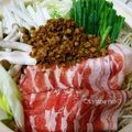 ☆micoco☆'s cooksnap of when they made ｡ஐஃ肉味噌で簡単☆濃厚豆乳担々鍋｡ஐஃ.