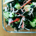 シナモシナモ's cooksnap of when they made 簡単お手軽！わかめときゅうりの酢の物♪.