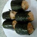 ゆかり～ぬ's cooksnap of when they made キムチ＆コチュジャンおにぎり.