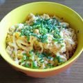 おがちびくろ's cooksnap of when they made ヤバいレシピ！簡単節約チキンラーメン丼♪.