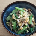 みがつくひと's cooksnap of when they made 小松菜としめじの中華風ふわふわ卵とじ.