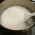chanomaru's cooksnap of when they made 離乳食　お鍋で米から作るお粥(5倍粥）.