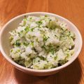 クック0LR2SL☆'s cooksnap of when they made セロリの葉っぱの混ぜご飯.