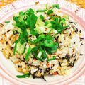 あちゃママ♡'s cooksnap of when they made 芽ひじきとツナの健康炒飯.