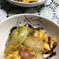 ☆tekoko☆'s cooksnap of when they made レタスと玉子の中華風甘酢餡かけ.